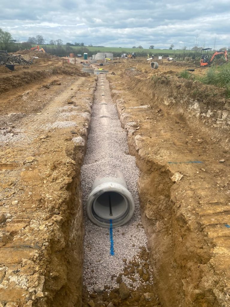 drainage pipline